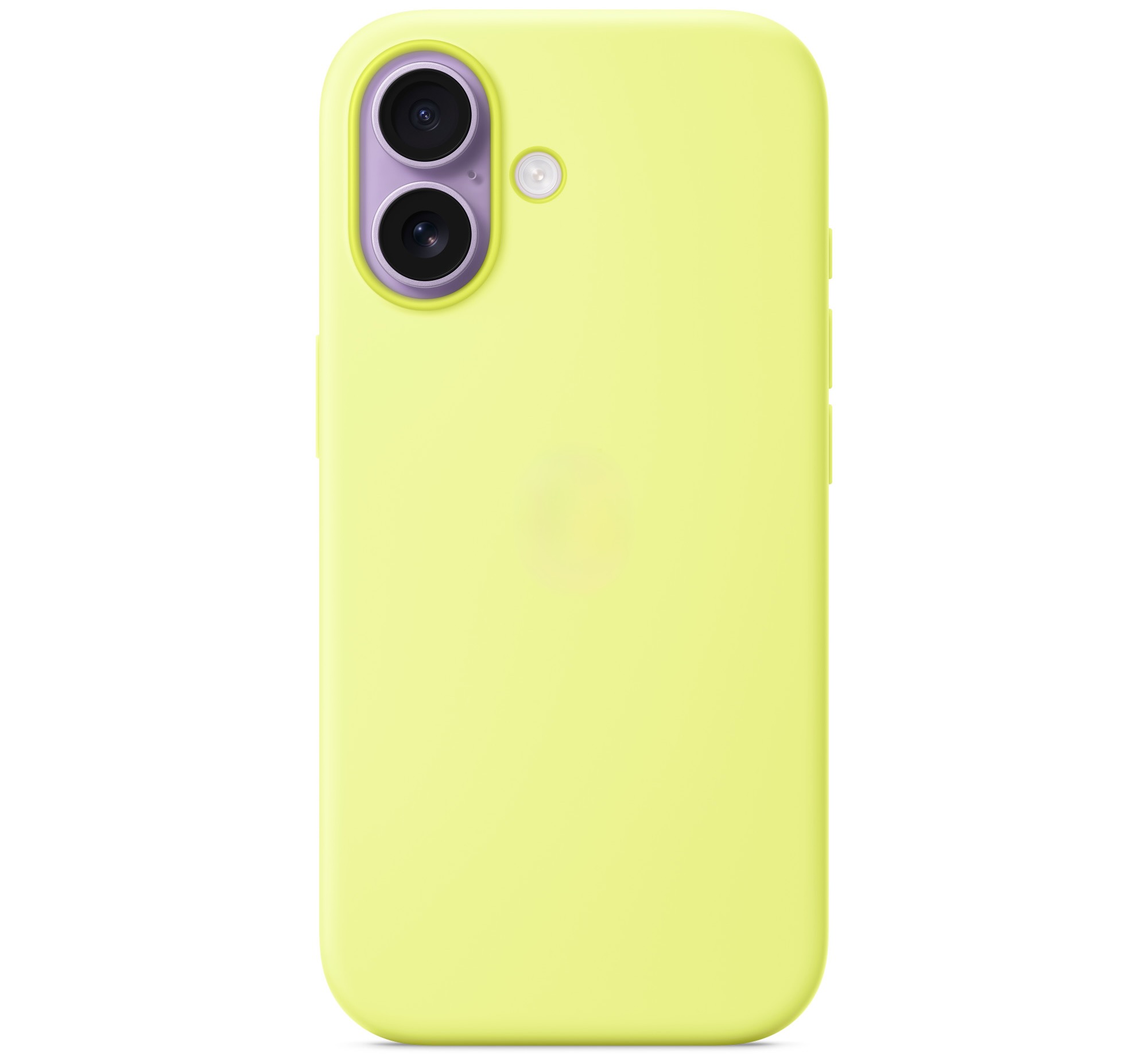 Силиконовый чехол Naturally Silicone Case with MagSafe Neon Yellow для iPhone 17