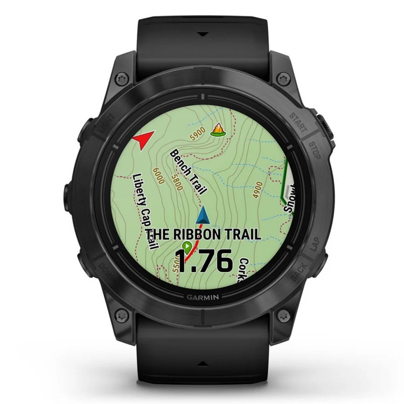 Умные часы Garmin epix Pro (Gen 2) – Standard Edition - 51 mm Slate Grey with Black Band (010-02804-21)