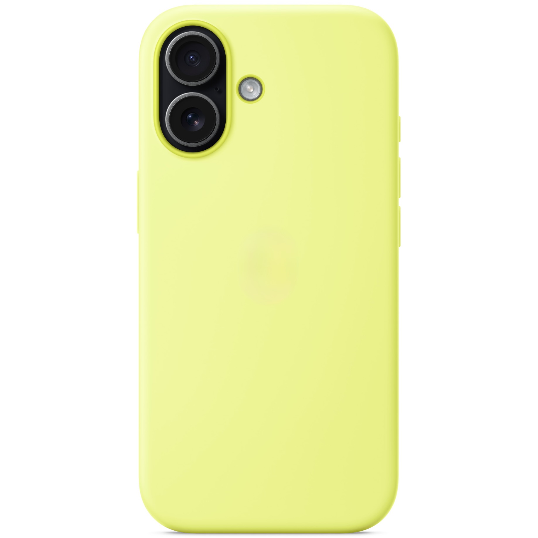 Силиконовый чехол Naturally Silicone Case with MagSafe Neon Yellow для iPhone 17