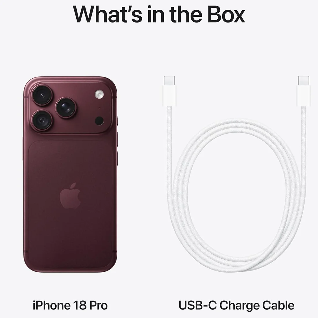 Смартфон Apple iPhone 18 Pro 256GB Burgundy (eSIM)