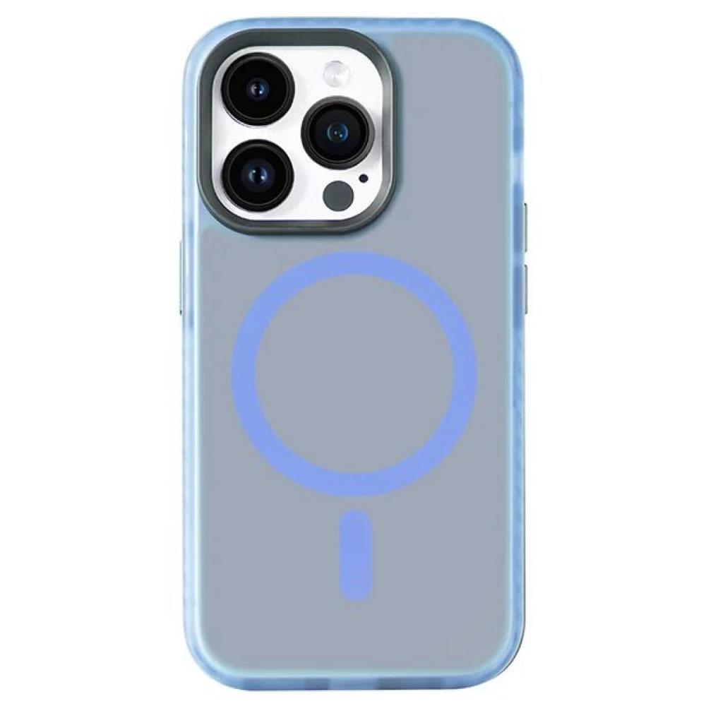 Чехол Gurdini Nano Series with Magsafe Blue для iPhone 15 Pro Max