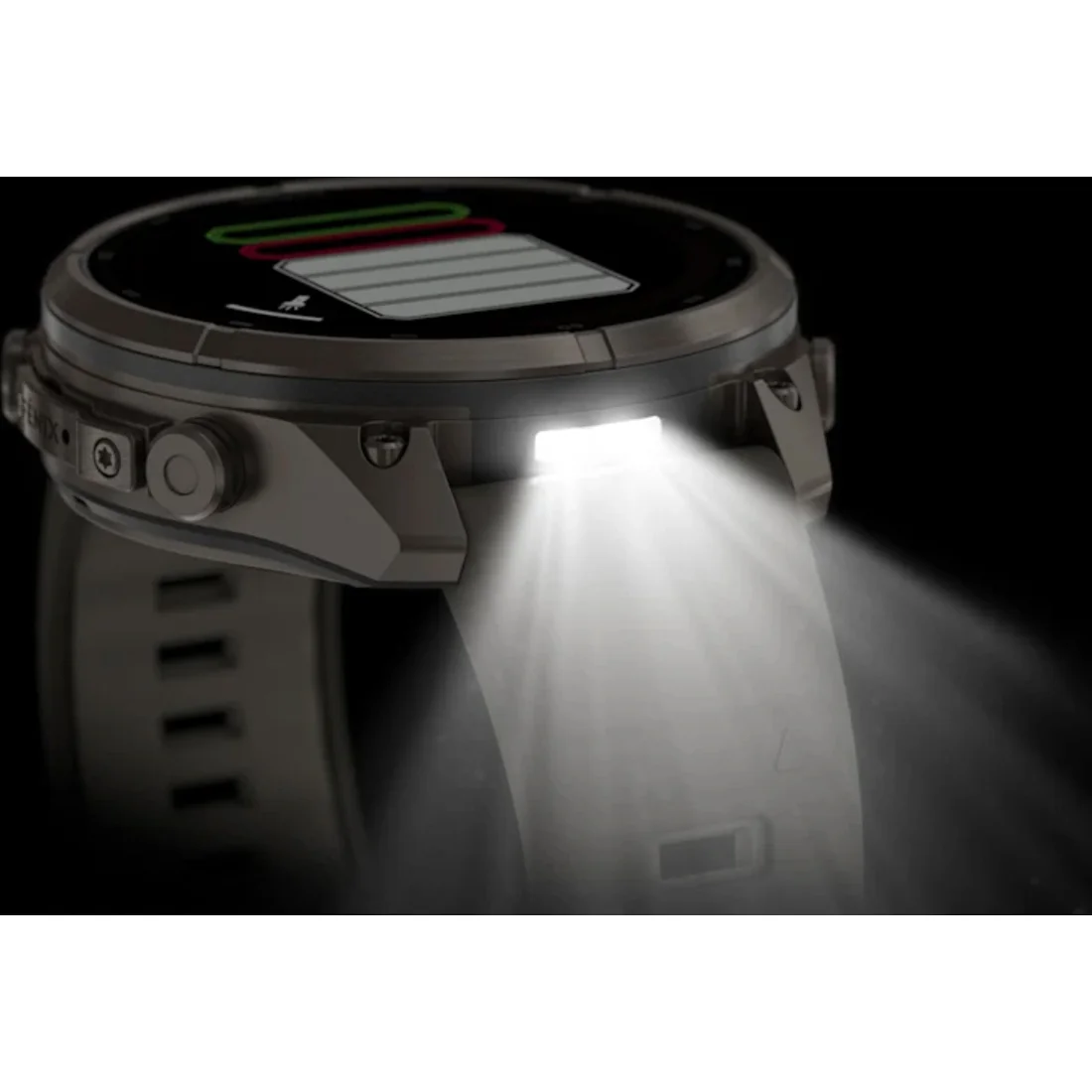 Умные часы Garmin fenix 9 Pro - 47 mm inReach Solar Titanium with Pebble Grey Silicone Band (010-04338-01)