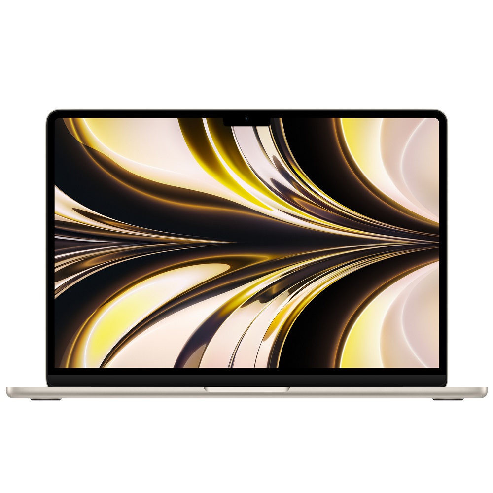 13.6 Ноутбук Apple MacBook Air 13 2022 (2560x1600, Apple M2, RAM 8 ГБ, SSD 256 ГБ, Apple graphics 8-core), Starlight (MLY13)