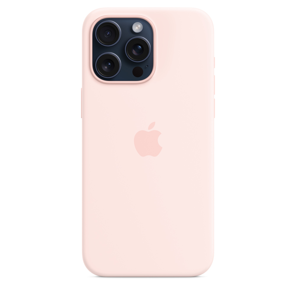 Силиконовый чехол Apple iPhone 15 Pro Max Silicone Case with MagSafe - Light Pink (MT1U3ZM/A) для iPhone 15 Pro Max