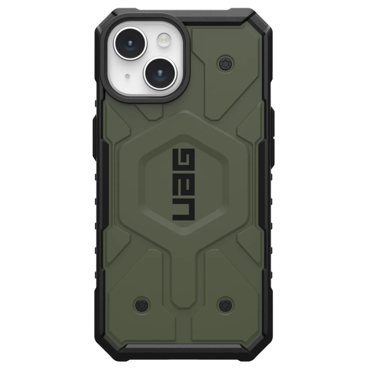Противоударный защитный чехол UAG Pathfinder MagSafe для iPhone 15 (6.1) Olive Drab