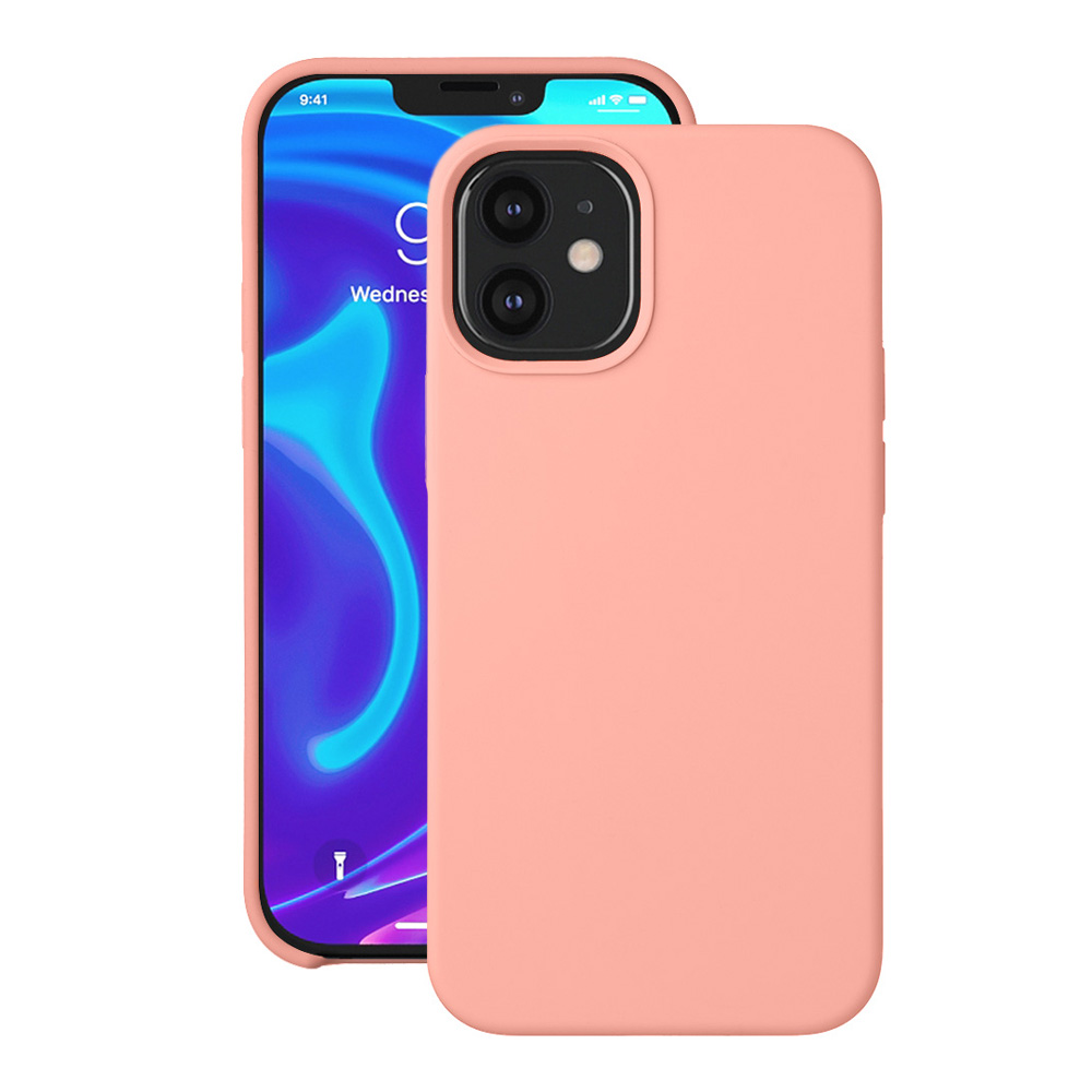 Чехол Deppa Liquid Silicone Case Pink (87710) для Apple iPhone 12 mini