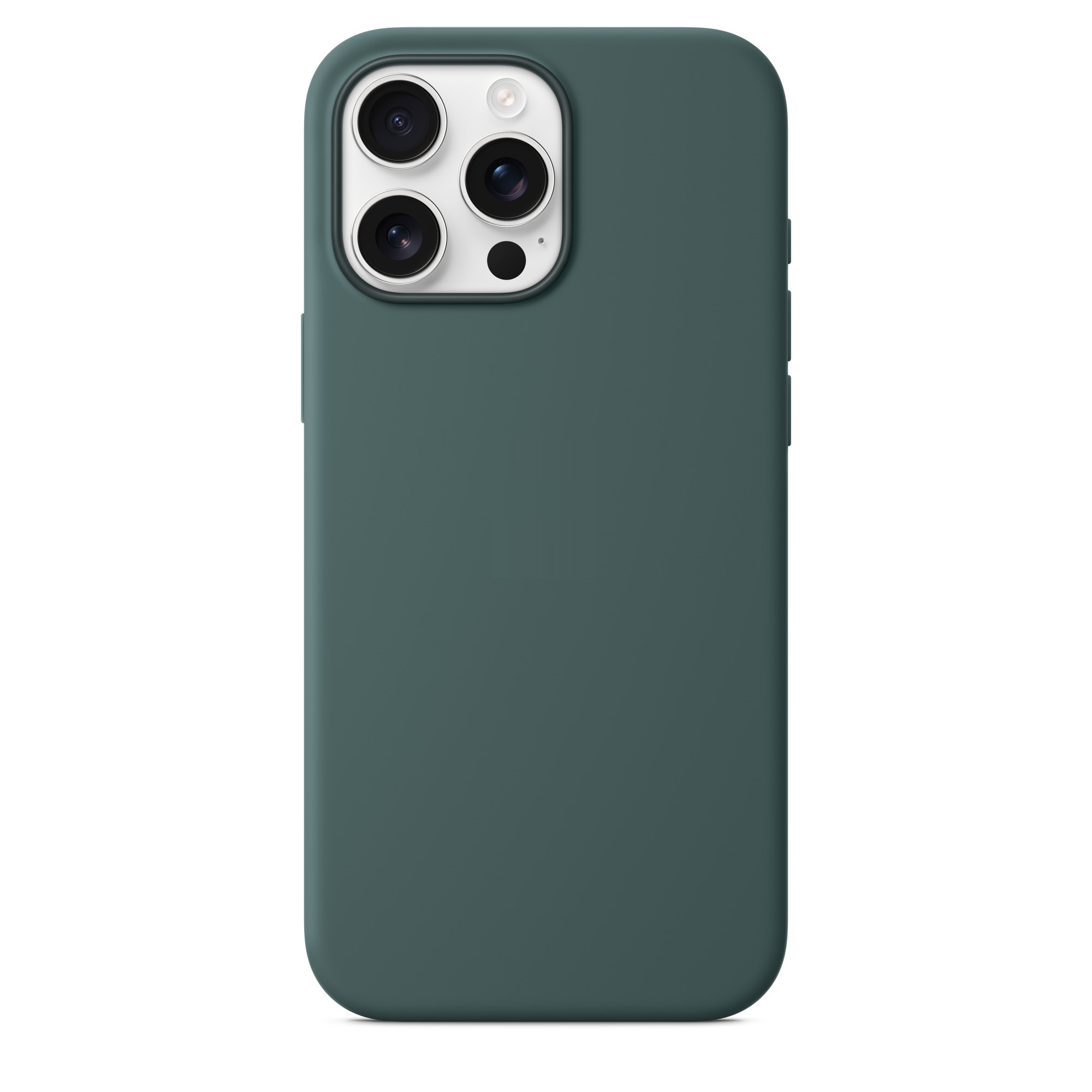 Силиконовый чехол Naturally Silicone Case with MagSafe Lake Green для iPhone 16 Pro Max