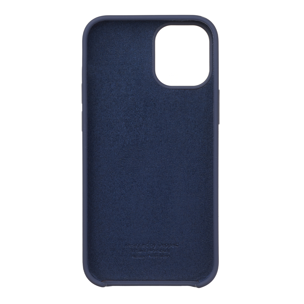Чехол Deppa Liquid Silicone Case Blue (87714) для Apple iPhone 12 mini