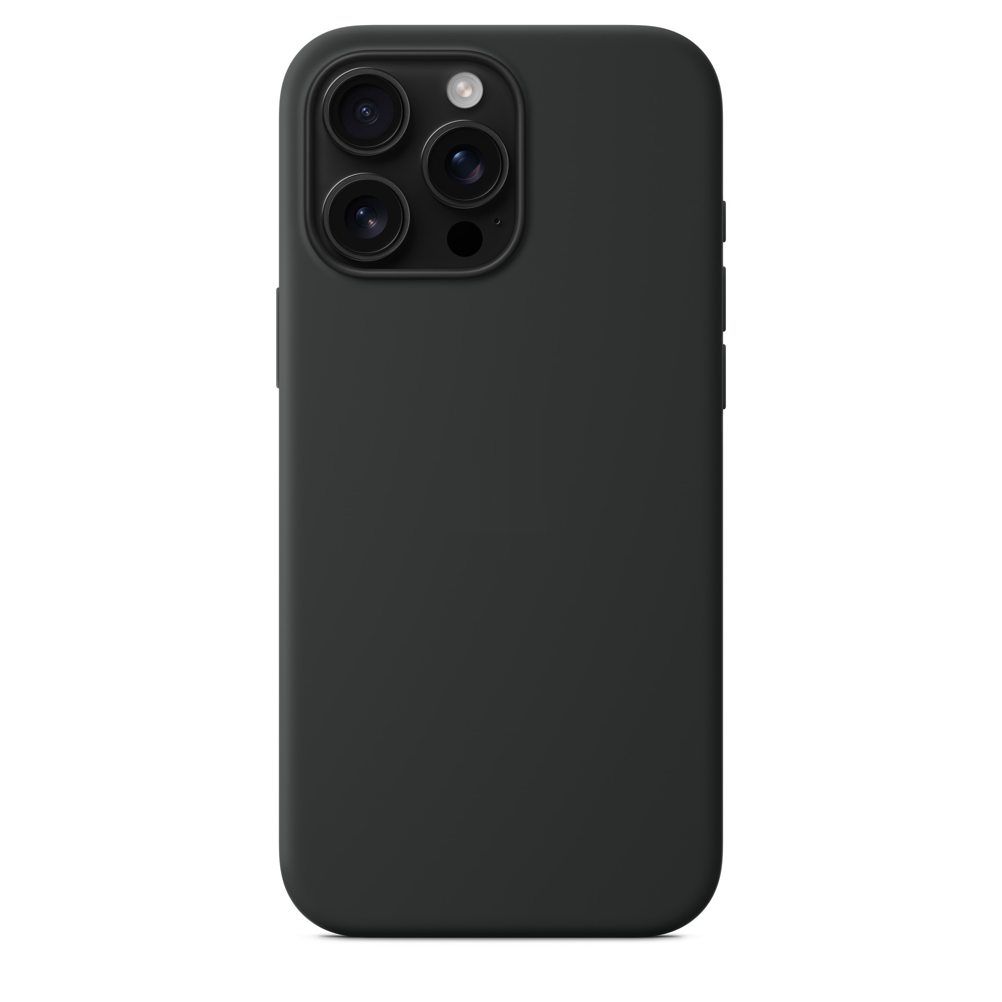 Силиконовый чехол Naturally Silicone Case with MagSafe Black для iPhone 16 Pro Max