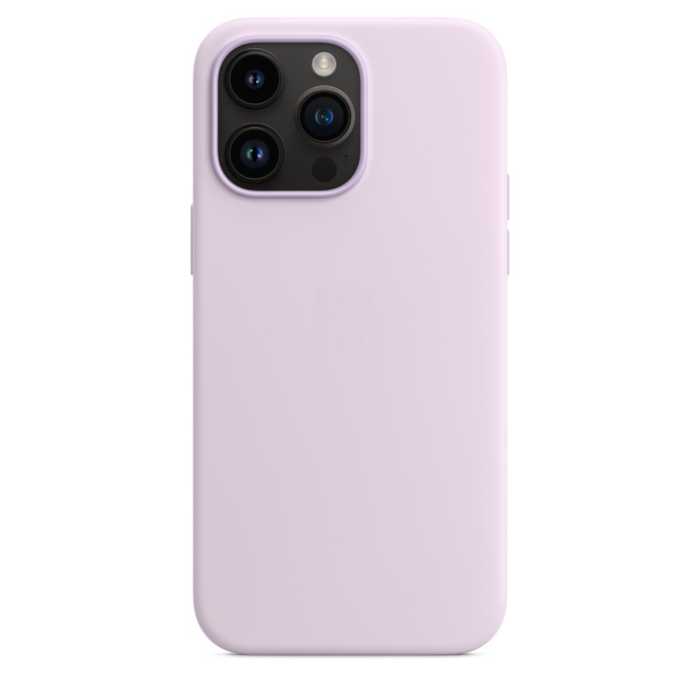 Силиконовый чехол Naturally Silicone Case with MagSafe Lilac для iPhone 14 Pro Max