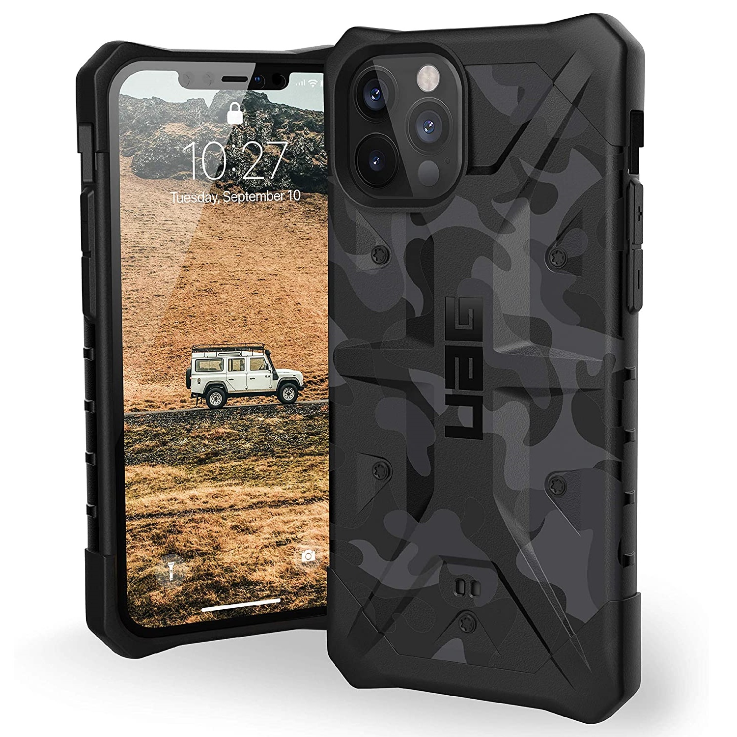 Противоударный защитный чехол UAG Pathfinder SE Camo Midnight Camo для iPhone 12/12 Pro