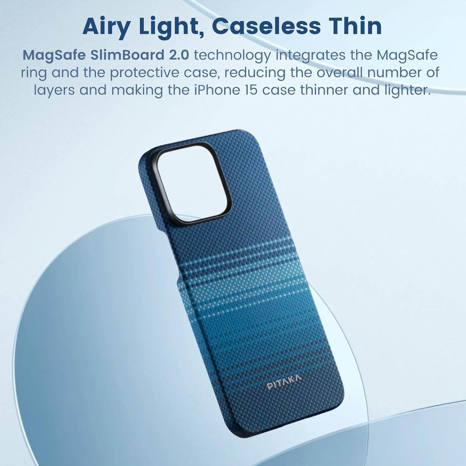 Чехол Pitaka Fusion Weaving MagEZ Case 5 для iPhone 15 Pro (6.1) Moonrise