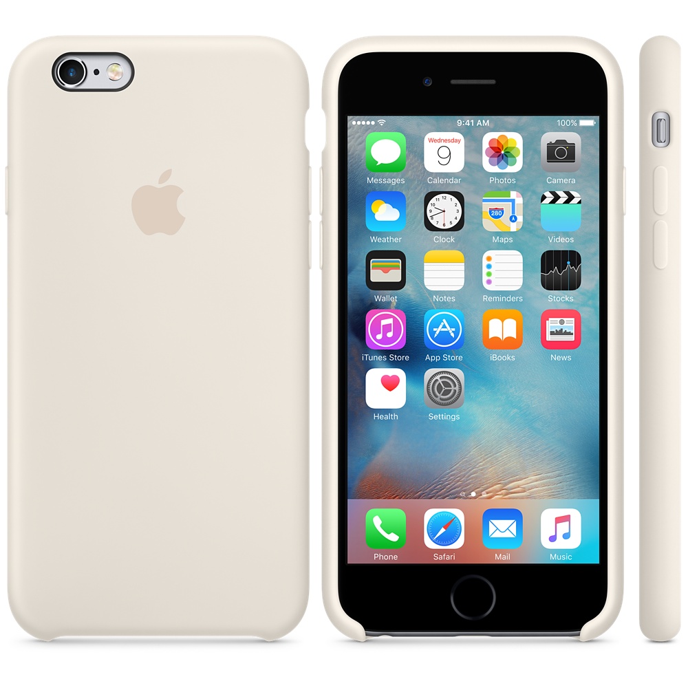 Силиконовый чехол Apple iPhone 6 Silicone Case Antique White (MLCX2ZM/A) для iPhone 6/6S