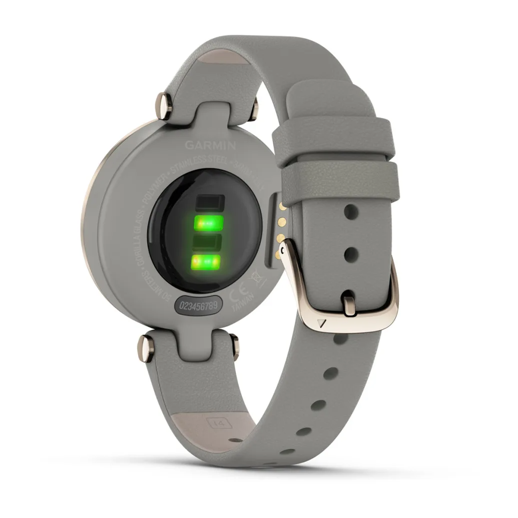 Умные часы Garmin Lily - Classic Edition Cream Gold Bezel with Braloba Gray Case and Italian Leather Band (010-02384-B2)