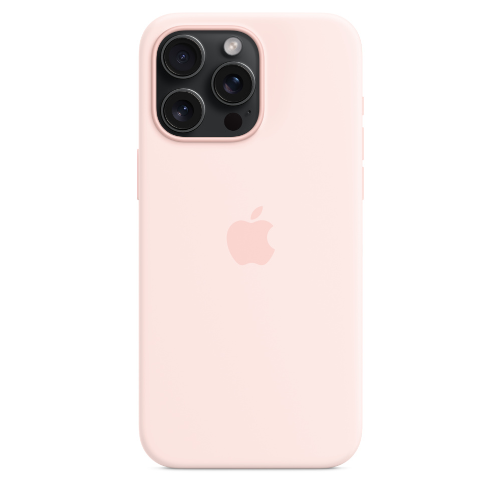 Силиконовый чехол Apple iPhone 15 Pro Max Silicone Case with MagSafe - Light Pink (MT1U3ZM/A) для iPhone 15 Pro Max