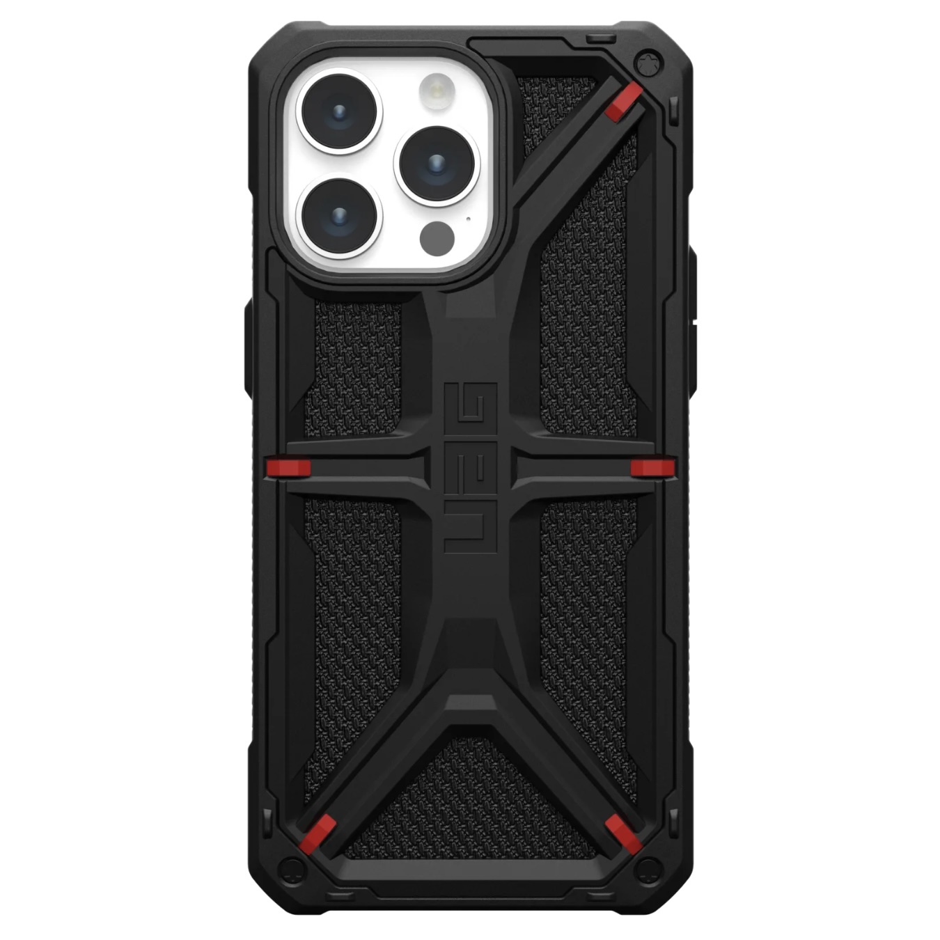 Противоударный защитный чехол UAG Monarch Kevlar для iPhone 15 Pro Max (6.7) Kevlar Black
