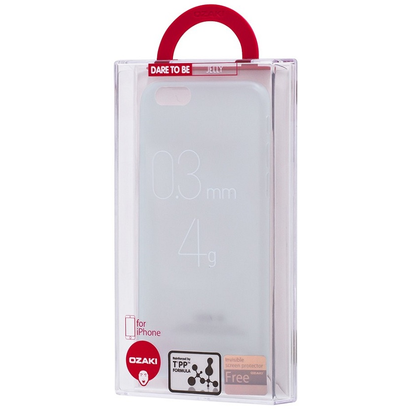 Пластиковый чехол Ozaki O!Coat 0.3 Jelly Transperent для iPhone 6/iPhone 6S