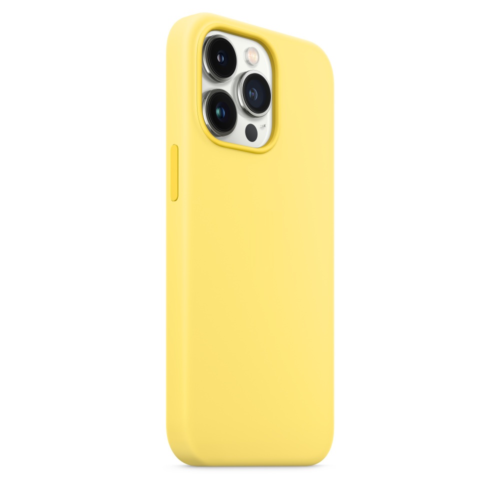 Силиконовый чехол Naturally Silicone Case with MagSafe Lemon Zest для iPhone 13 Pro