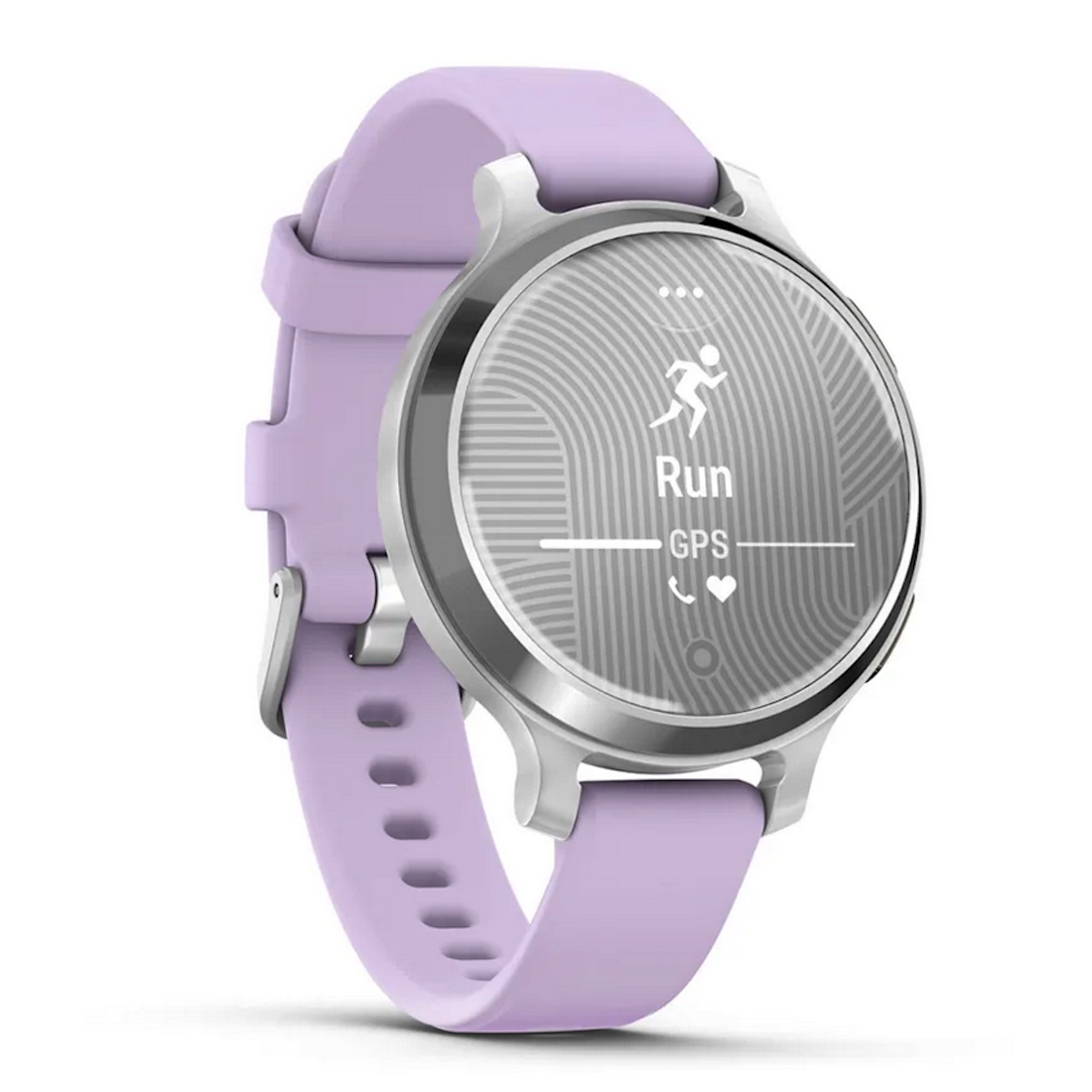 Умные часы Garmin Lily 2 Active Silver with Purple Jasmine Silicone Band (010-02891-01)