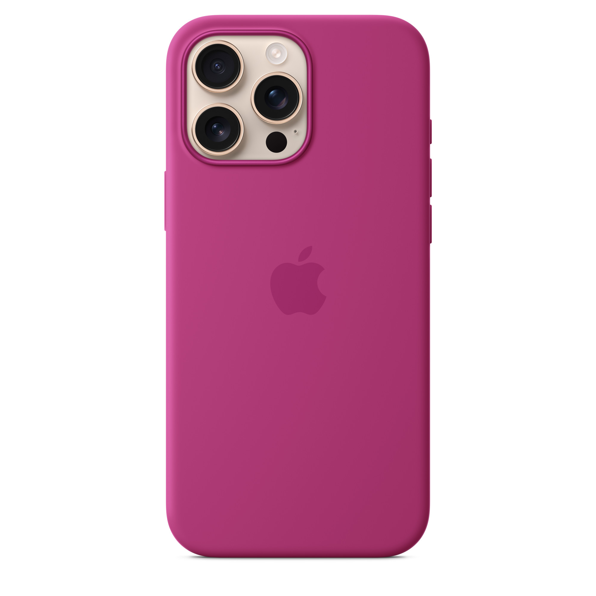 Силиконовый чехол Apple iPhone 16 Pro Max Silicone Case with MagSafe – Fuchsia (MYYX3ZM/A)