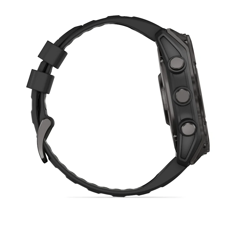 Умные часы Garmin fenix 8 – 51 mm AMOLED Slate Gray with a Black Silicone Band (010-02905-00)