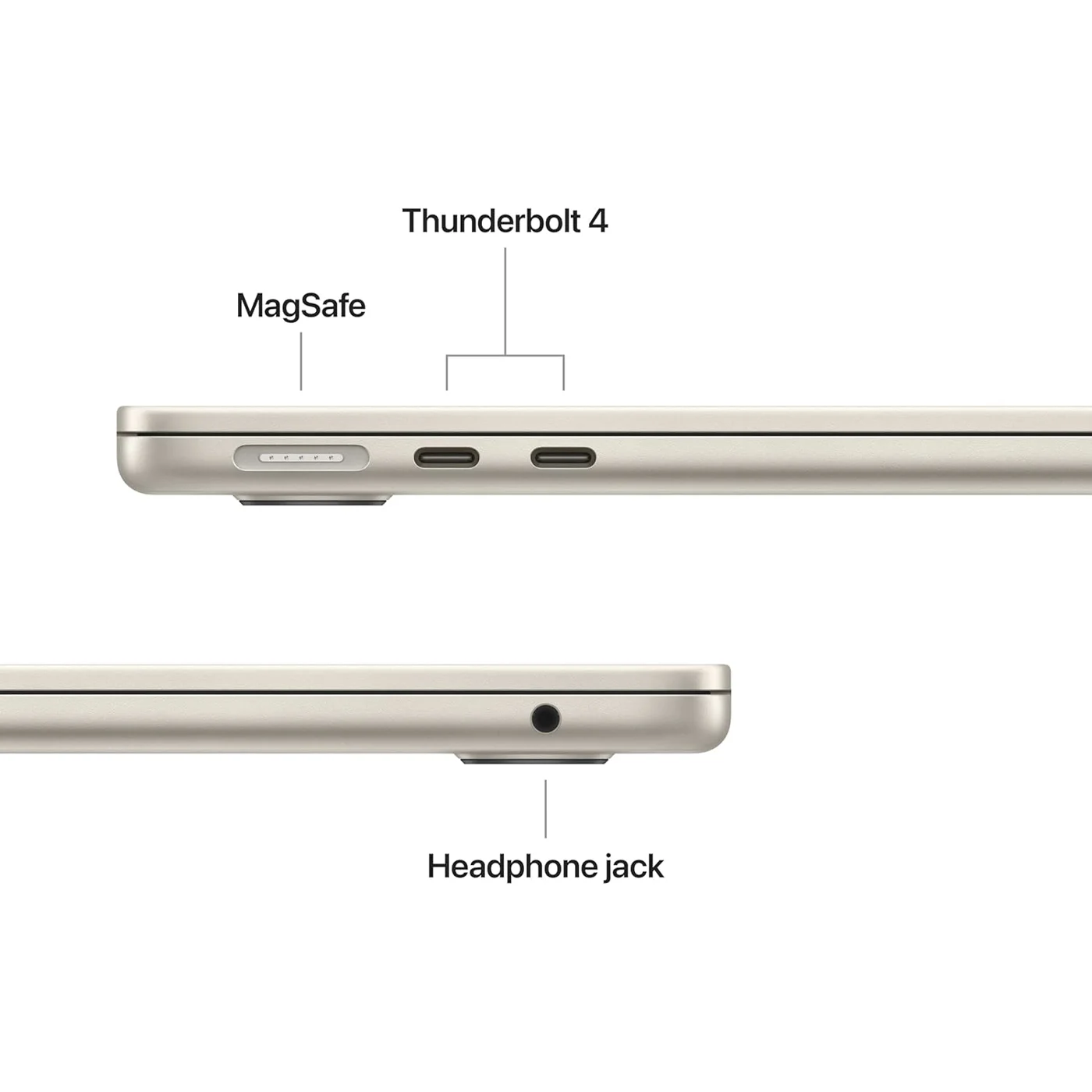 Ноутбук Apple MacBook Air 13 2026 M5 (13.6/2560x1664/24GB/512GB SSD/Apple graphics 10-core) Starlight (Z1L300144)