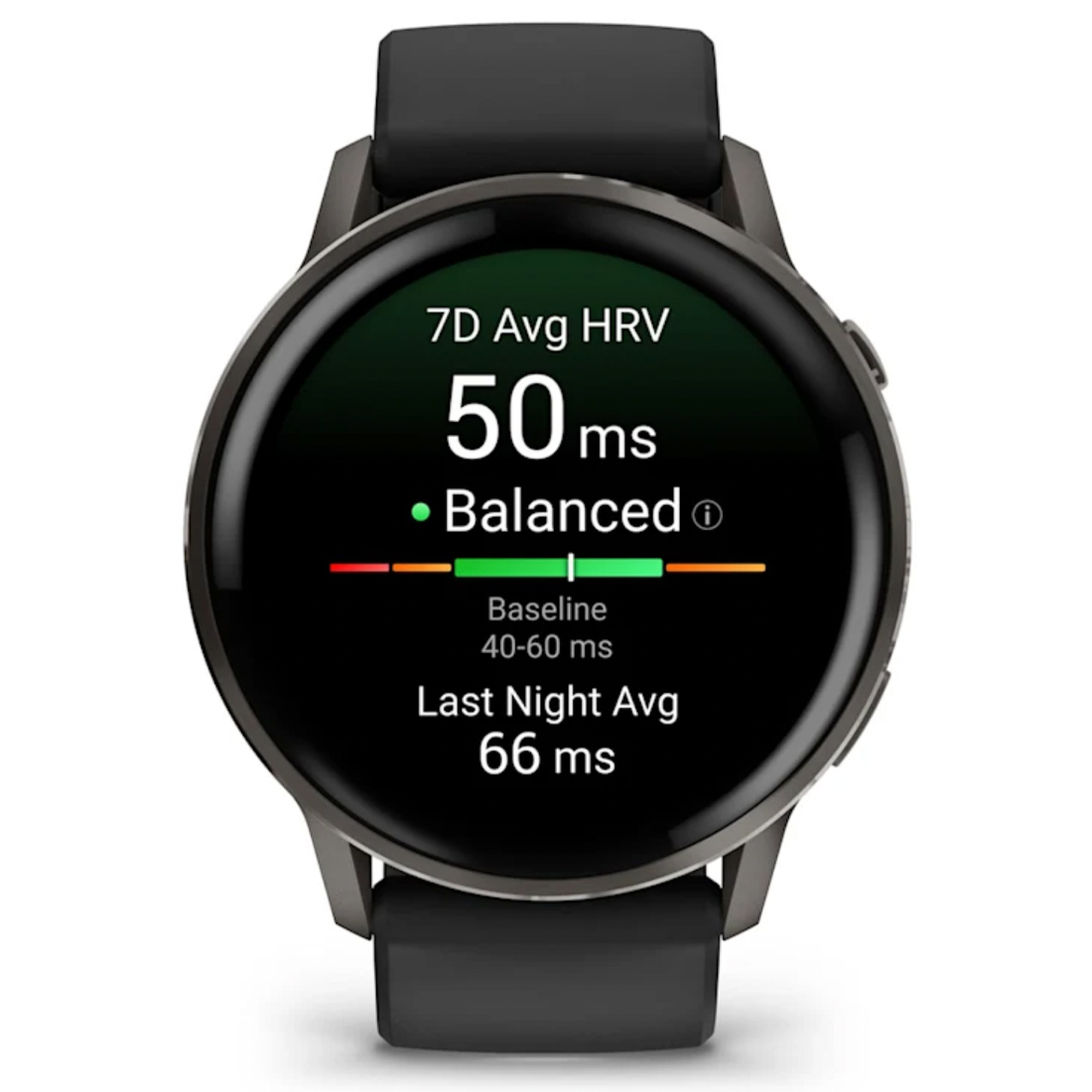 Умные часы Garmin Venu 4 - 45 mm Slate with Black Silicone Band (010-03014-00)