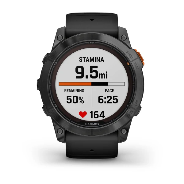 Умные часы Garmin fenix 7X Pro – Solar Edition Slate Grey with Black Band (010-02778-01)