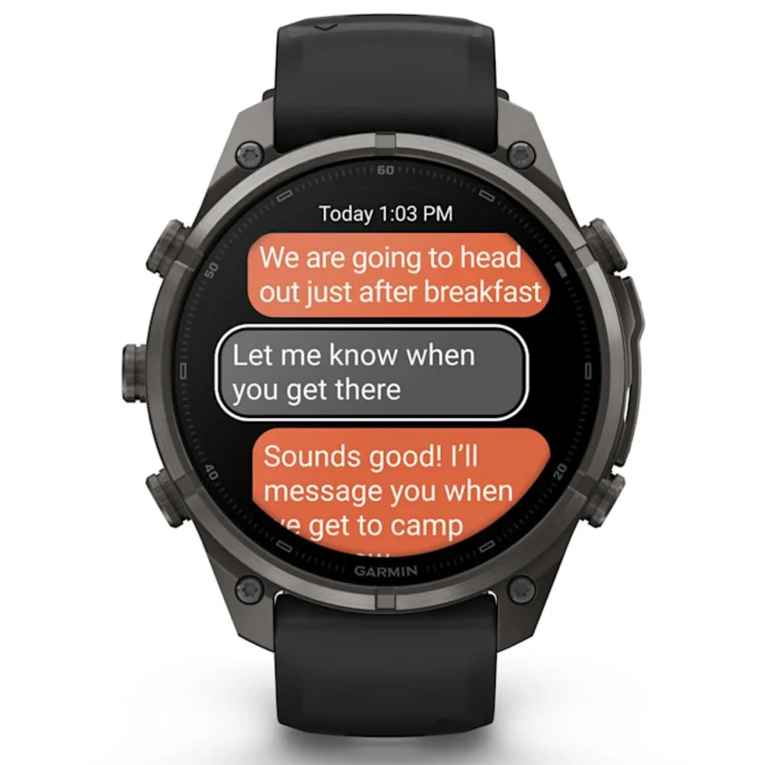 Умные часы Garmin fenix 9 Pro - 47 mm inReach Carbon Gray DLC Titanium with Black/Pebble Grey Silicone Band (010-04336-11)