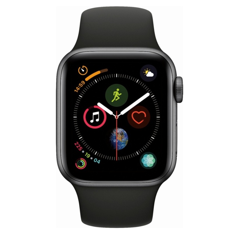 Часы Apple Watch Series 4 GPS 40mm (Space Gray Aluminum Case with Black Sport Band) (MU662RU/A)