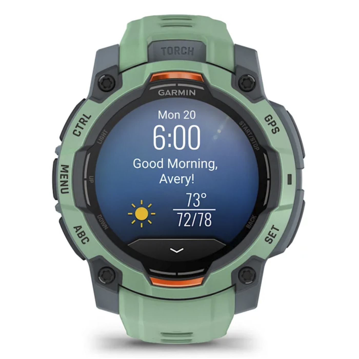 Умные часы Garmin Instinct 3 – 45 mm, AMOLED Neotropic with Neotropic Band (010-02936-01)