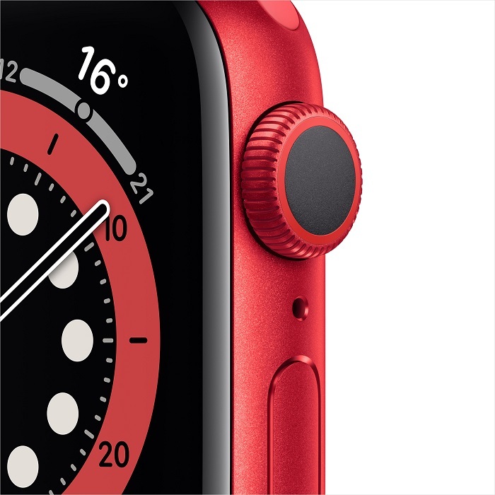 Часы Apple Watch Series 6 GPS 44mm Aluminum Case with Sport Band (M00M3) ((PRODUCT)RED Aluminium Case with Red Sport Band)