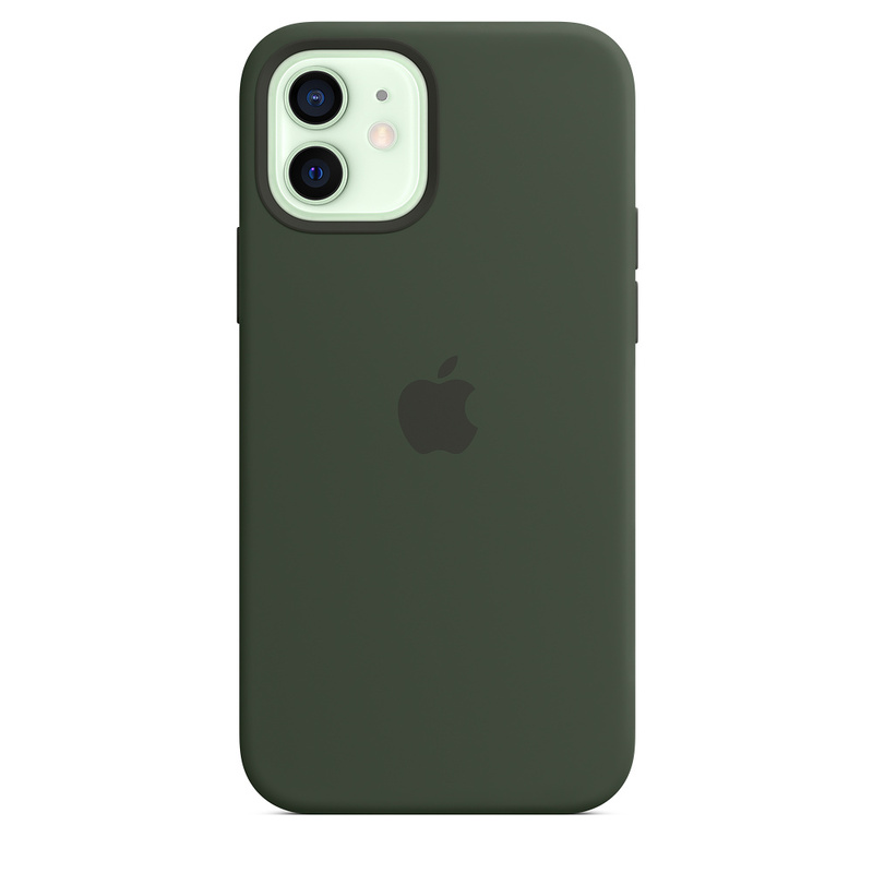 Силиконовый чехол Apple iPhone 12/12 Pro Silicone Case with MagSafe - Cyprus Green (MHL33ZE/A) для iPhone 12/12 Pro