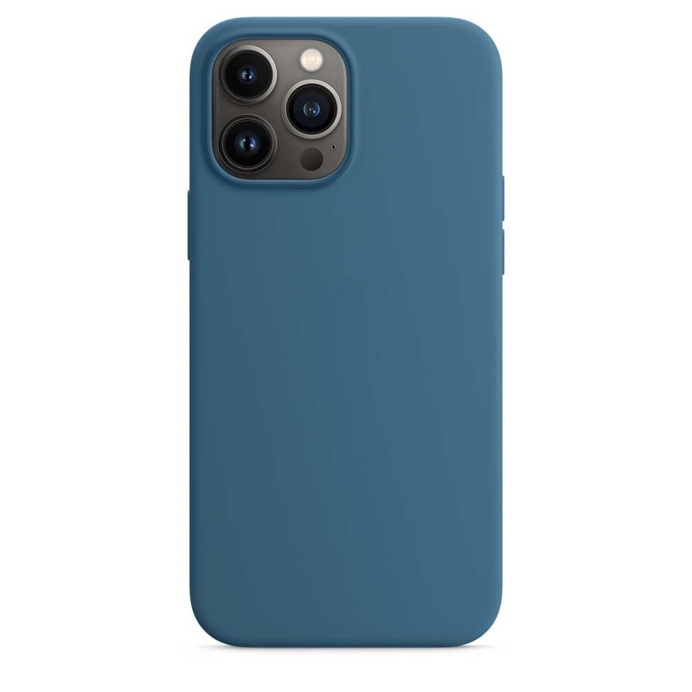 Силиконовый чехол Naturally Silicone Case with MagSafe Blue Jay для iPhone 13 Pro Max