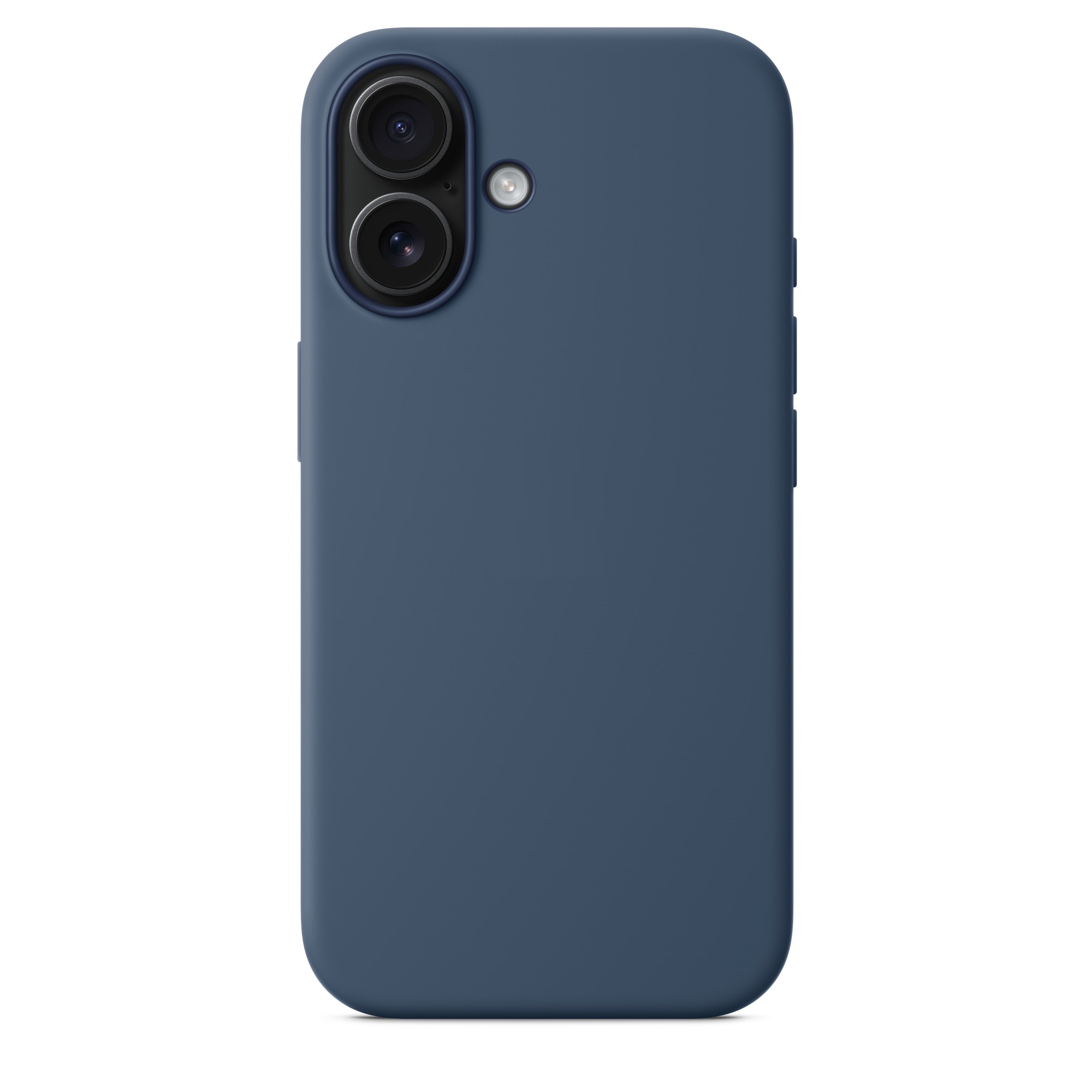 Силиконовый чехол Naturally Silicone Case with MagSafe Denim для iPhone 16