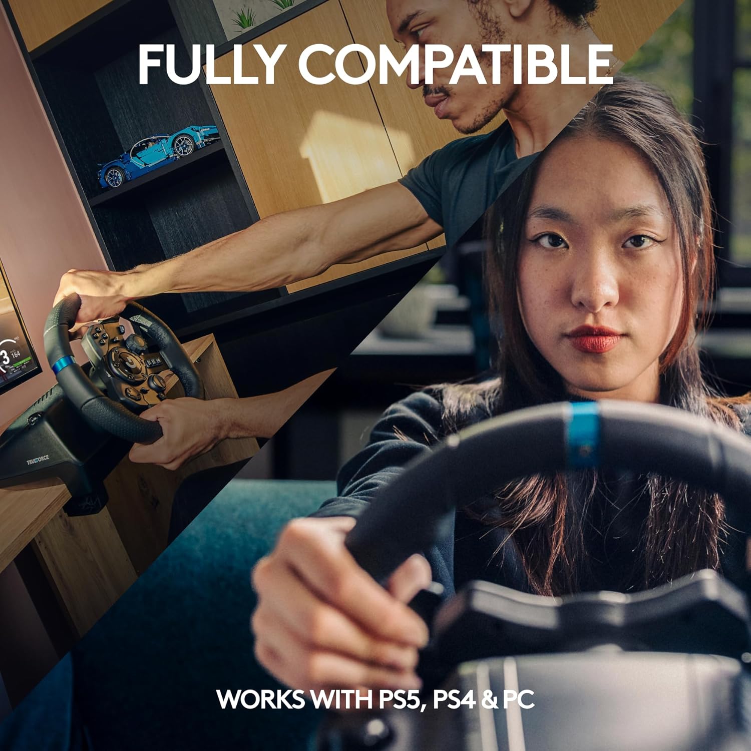 Руль игровой Logitech G923 TrueForce Sony PlayStation 4/5/5 Pro/PC