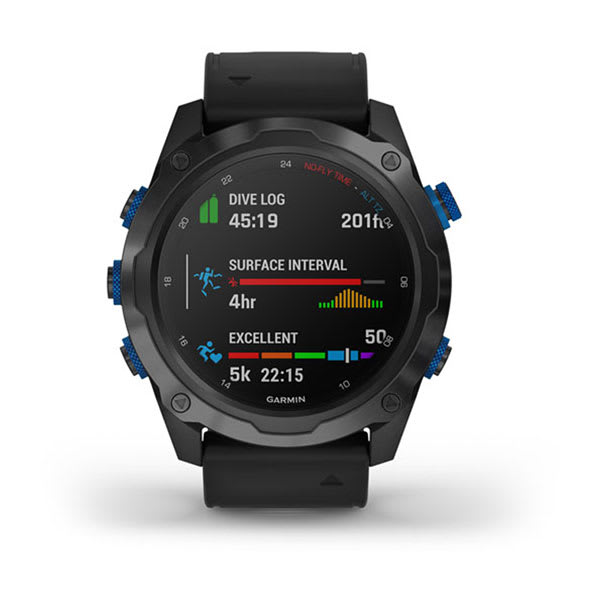 Умные часы Garmin Descent Mk2i Titanium Carbon Grey DLC with Black Band (010-02132-11)