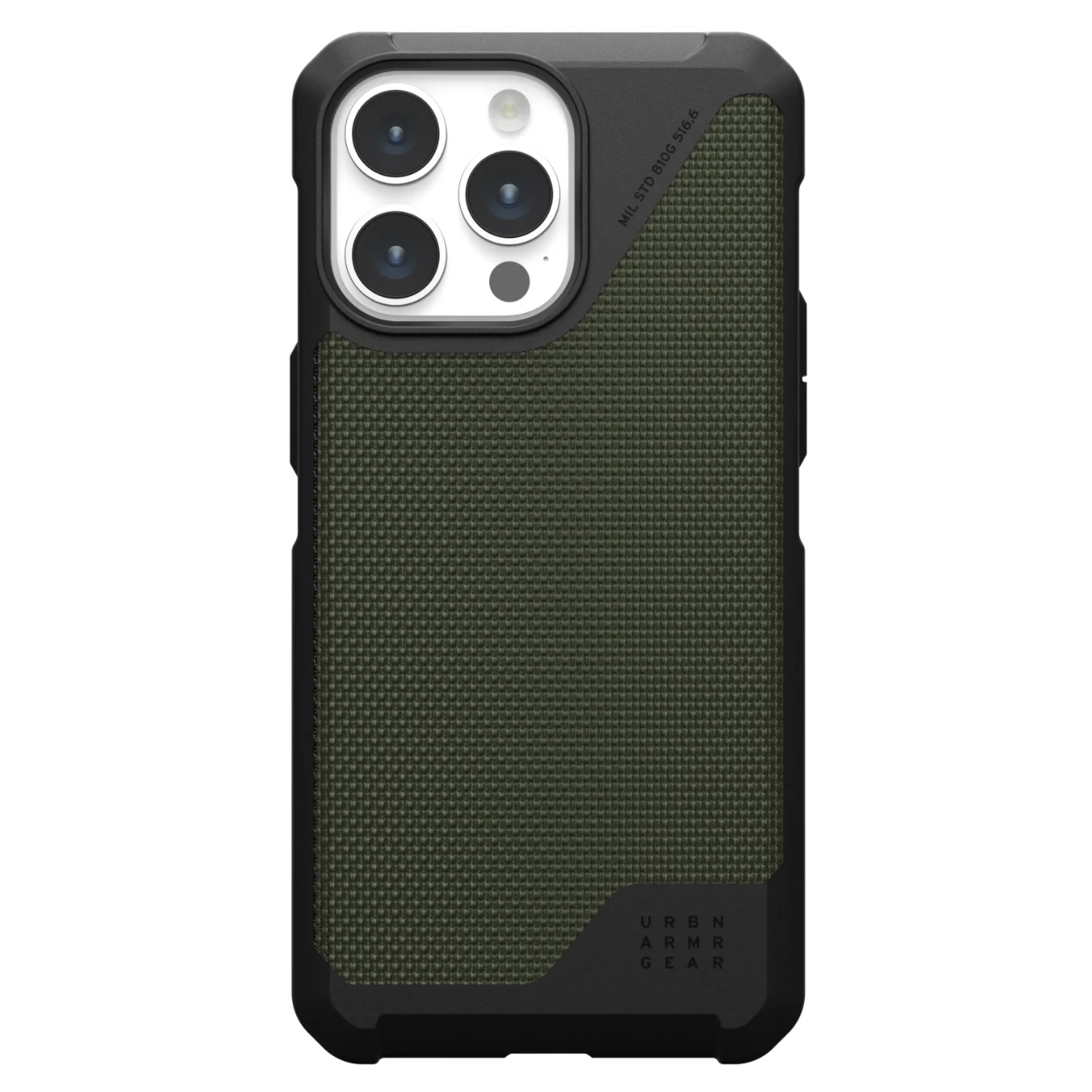 Противоударный защитный чехол UAG Metropolis LT MagSafe для iPhone 15 Pro Max (6.7) Kevlar Olive