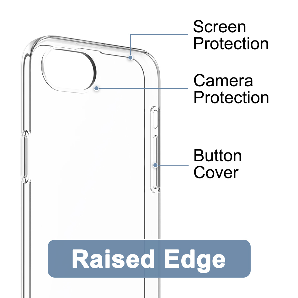 Силиконовый чехол прозрачный для iPhone 16