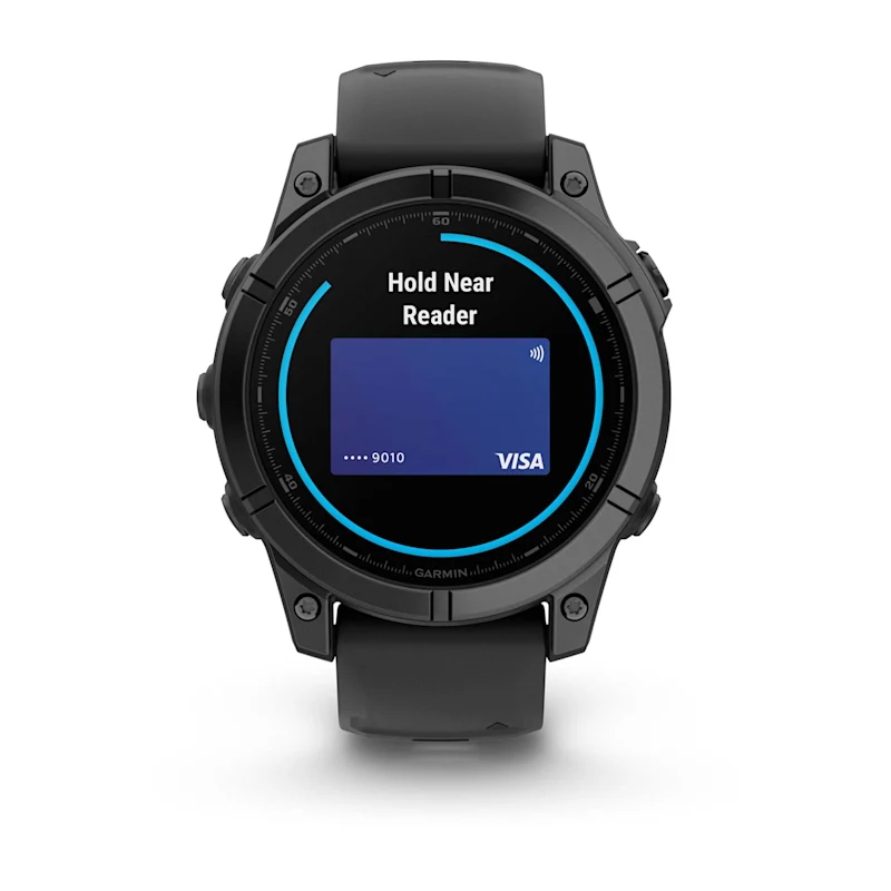 Умные часы Garmin Fenix E Slate Grey Steel with Black Silicone Band (010-03025-01)
