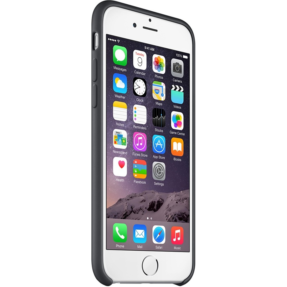 Силиконовый чехол Apple iPhone 6 Silicone Case Black (MGQF2ZM/A) для iPhone 6/6S