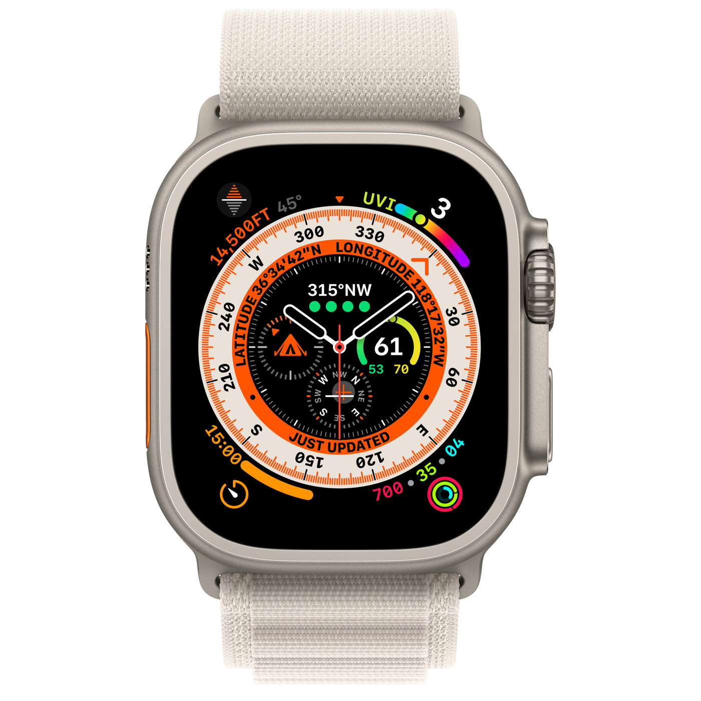 Умные часы Apple Watch Ultra 49 мм Titanium Case Alpine Loop Starlight M