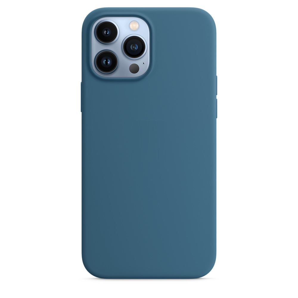 Силиконовый чехол Naturally Silicone Case with MagSafe Blue Jay для iPhone 13 Pro Max