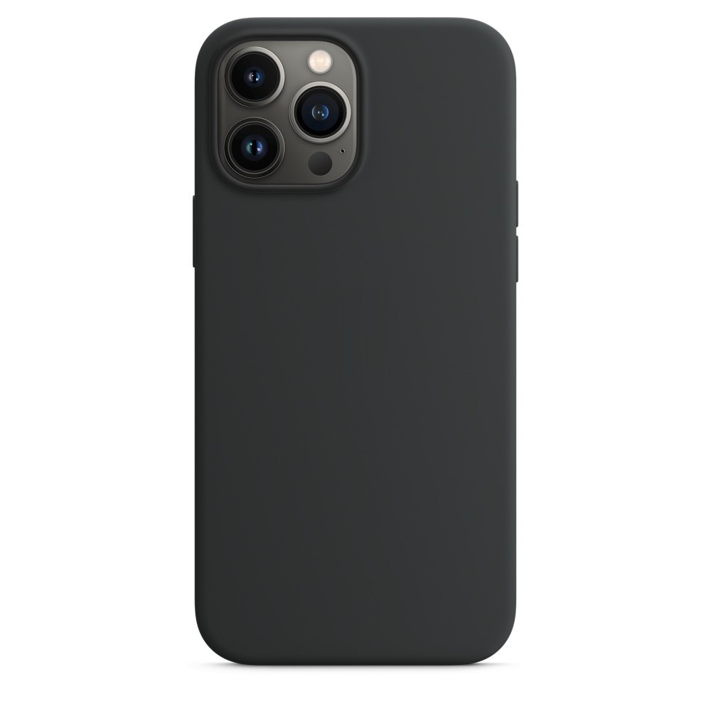 Силиконовый чехол Naturally Silicone Case with MagSafe Midnight для iPhone 13 Pro Max