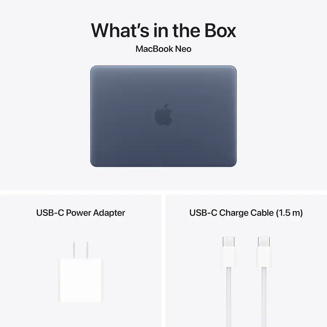 Ноутбук Apple MacBook Neo 2026 A18 Pro (13/2408x1506/8GB/512GB SSD/Apple graphics 5-core) Indigo (MHFG4)