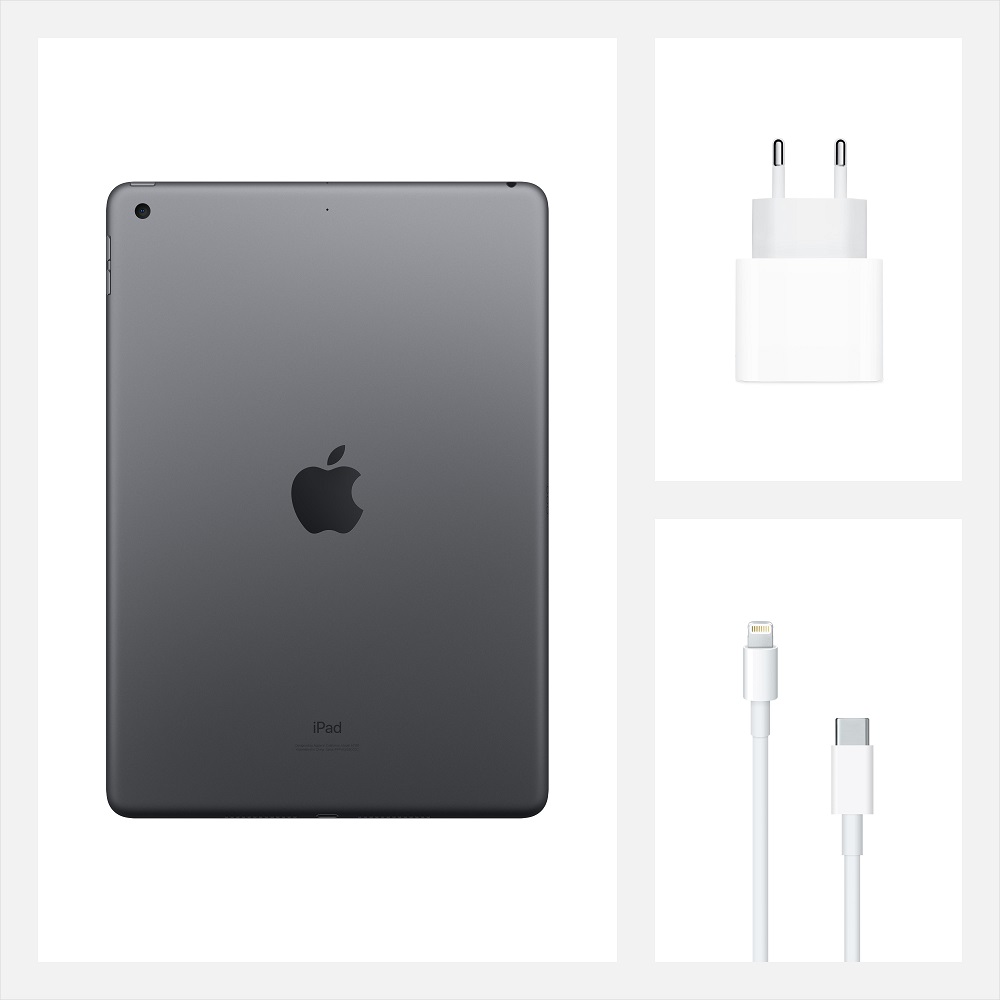 Планшет Apple iPad (2020) 32Gb Wi-Fi Space Gray (MYL92RU/A)
