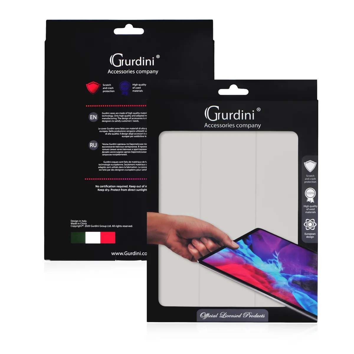 Чехол-книжка Gurdini Milano Series (pen slot) для iPad Air 10.9 Stone