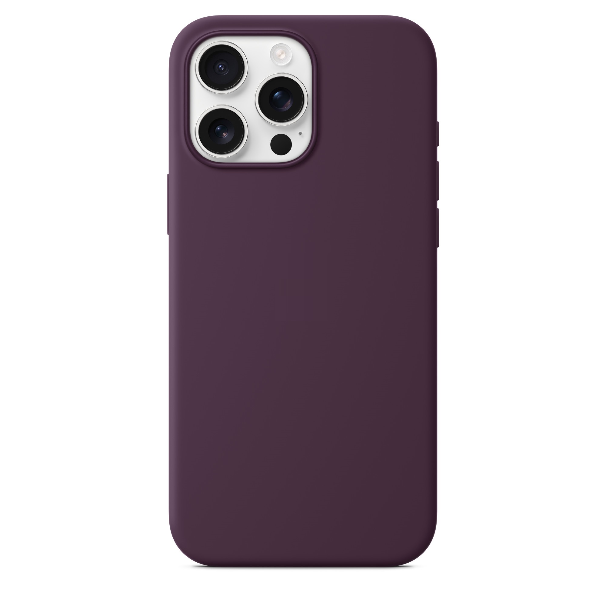 Силиконовый чехол Naturally Silicone Case with MagSafe Plum для iPhone 16 Pro Max