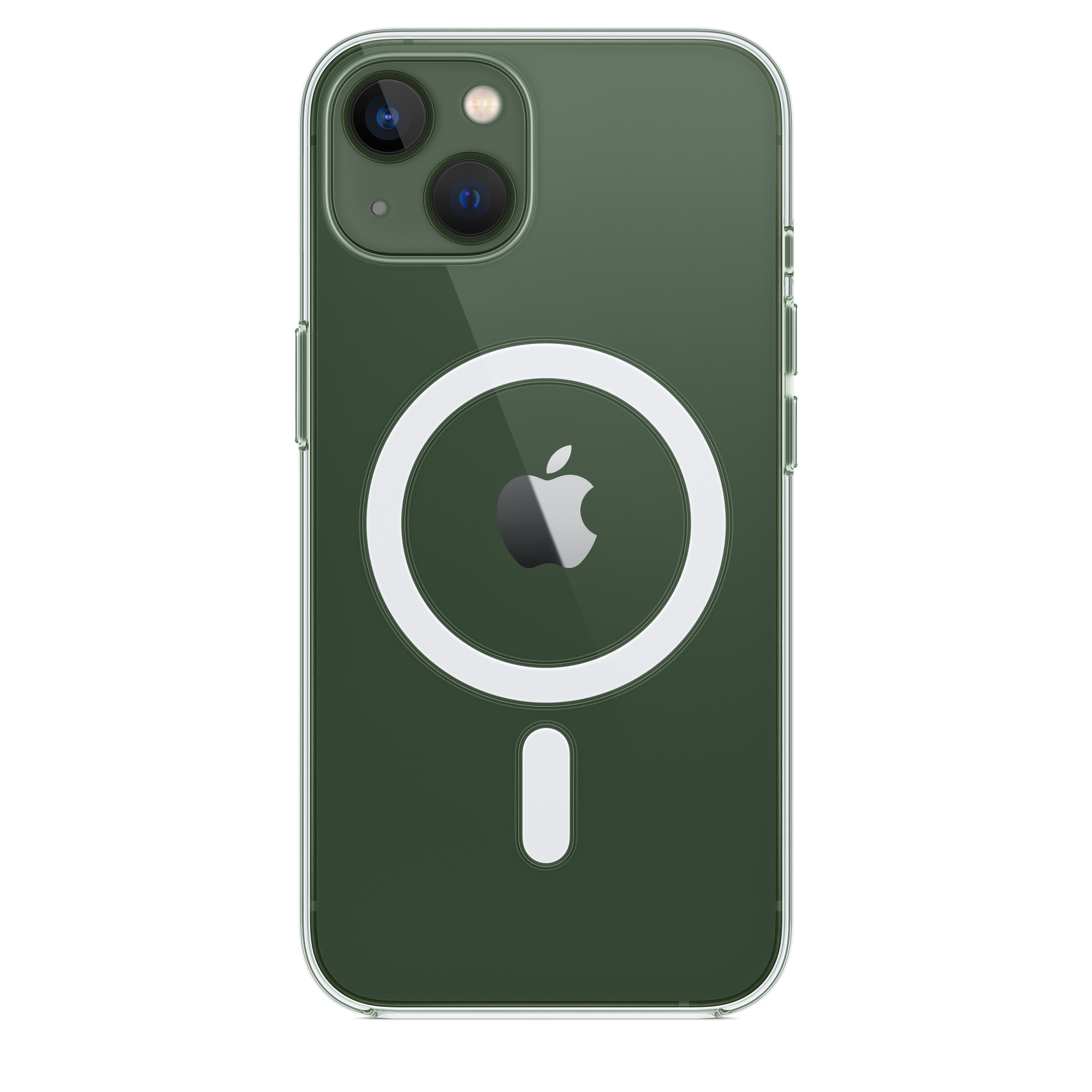 Пластиковый чехол Naturally Clear Case with MagSafe для iPhone 13/14