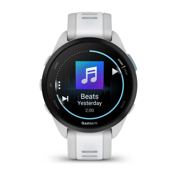 Умные часы Garmin Forerunner 165 Music Mist grey/Whitestone (010-02863-31)